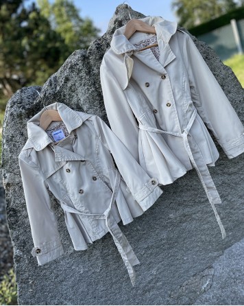 Kabát dětský Mayoral TRENCHCOAT krémový